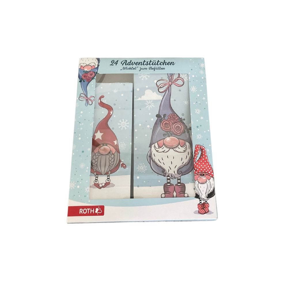 Calendrier de l'avent 24 sachets lutins