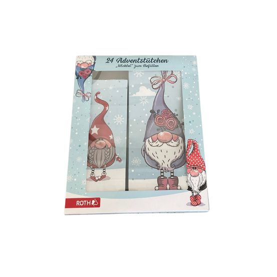 Calendrier de l'avent 24 sachets lutins