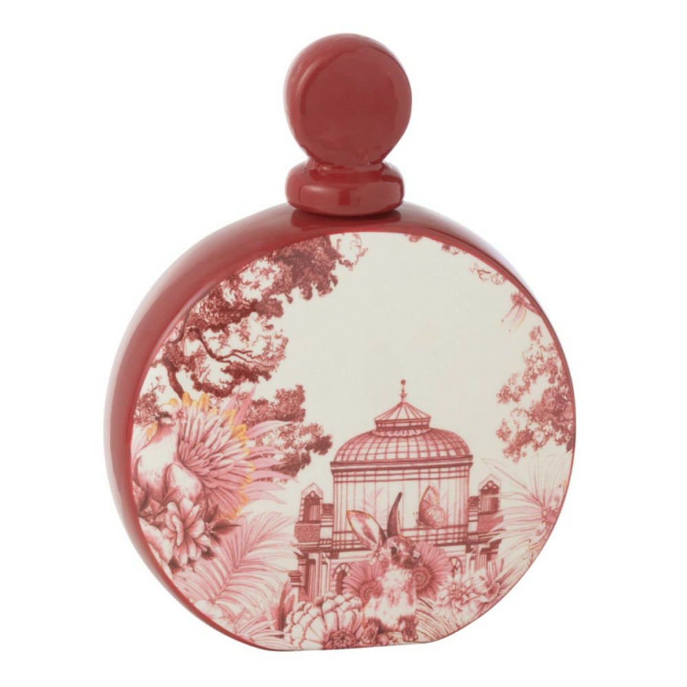 Pot flasque en porcelaine 