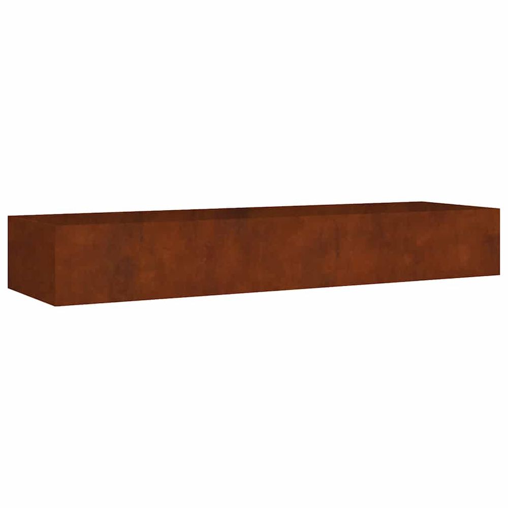 Lit surélevé de jardin 280x80x40 cm acier corten
