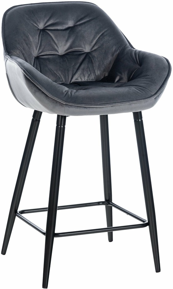 Tabouret de bar gibson velours
