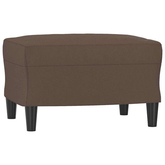 Repose-pied marron 60x50x41 cm similicuir