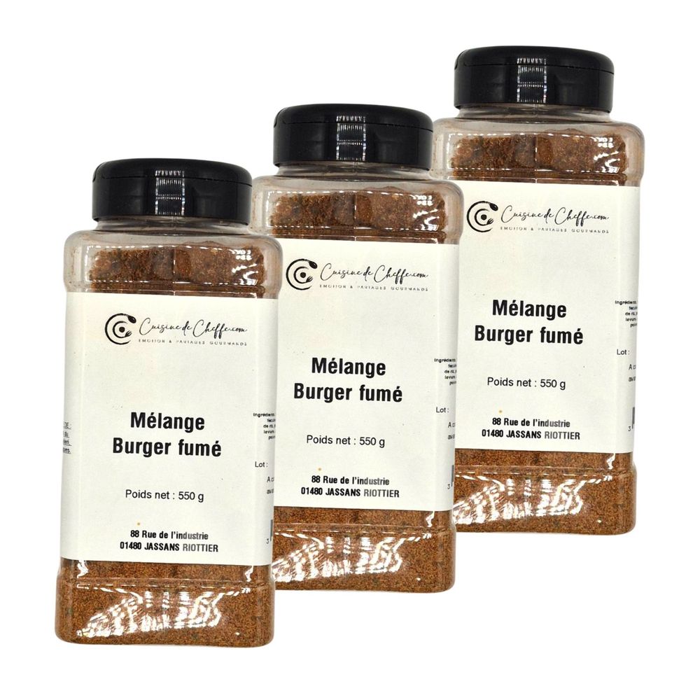 Mélange burger fumé - cuisine de cheffe.com