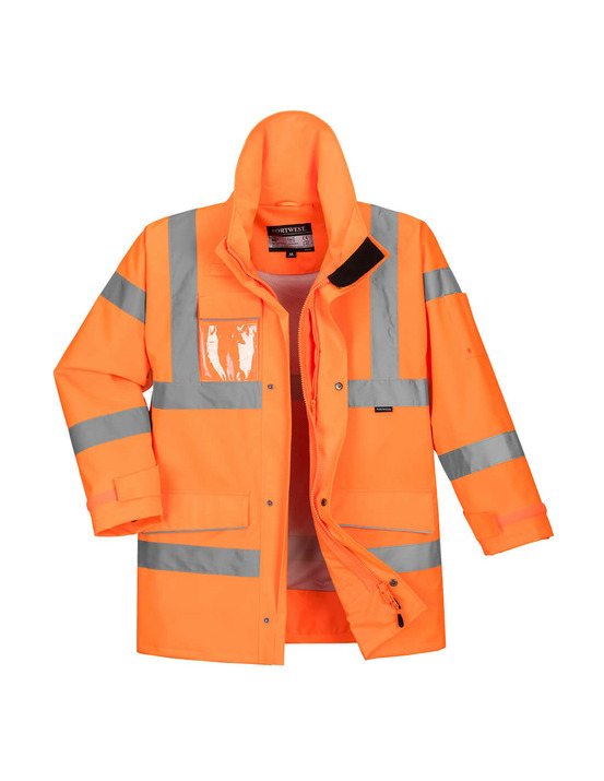 Parka extrême couleur : orange taille m - portwest