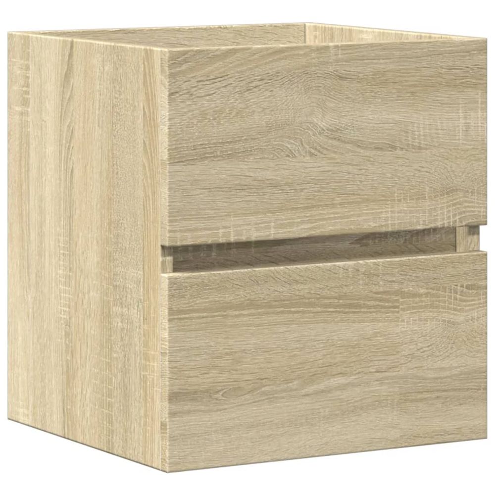 Armoire d'évier chêne sonoma 41x38,5x45 cm bois d’ingénierie