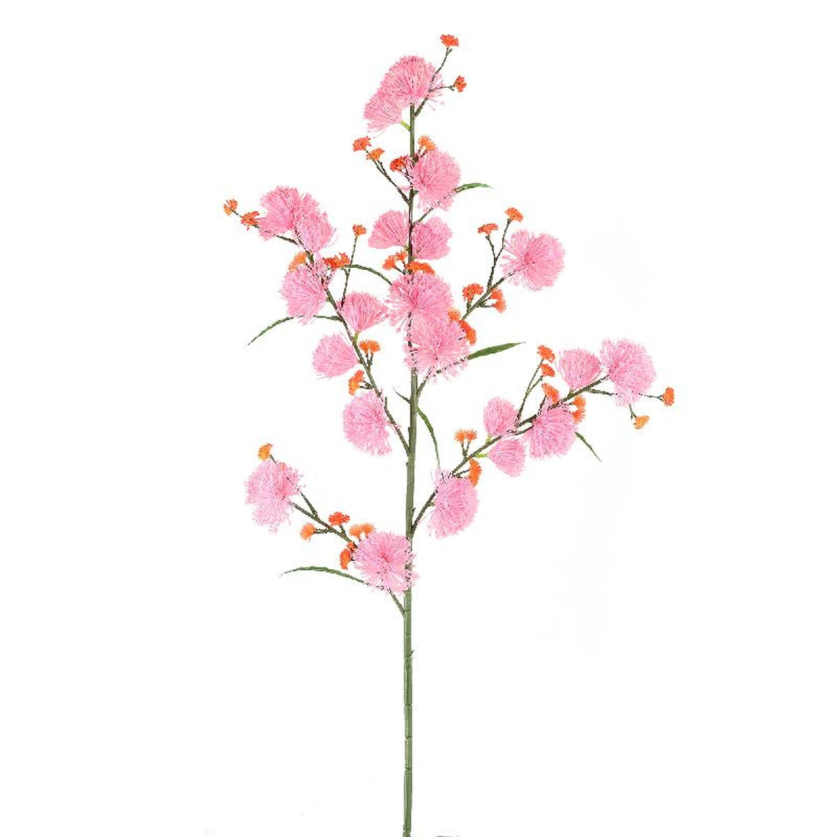 Ptmd fleur artificielle tuin - 60x45x108 cm - plastique - rose