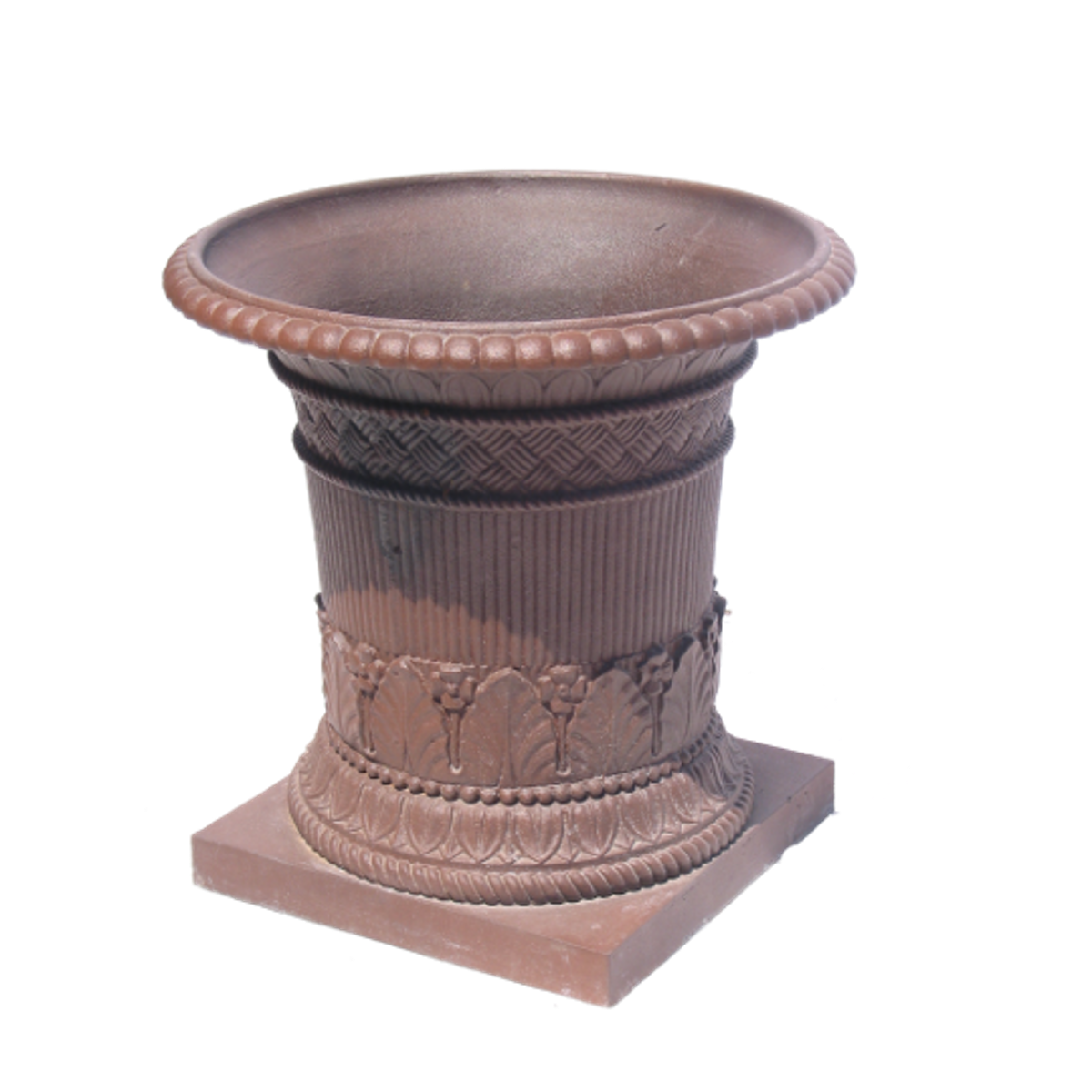 Vase empire brun antique, dommartin