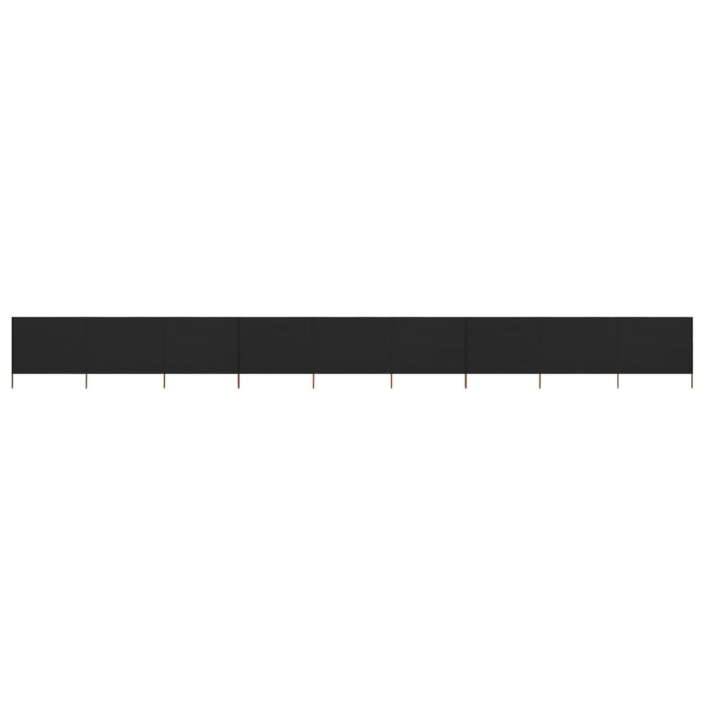 Brise vue 9 panneaux Tissu 1200 x 160