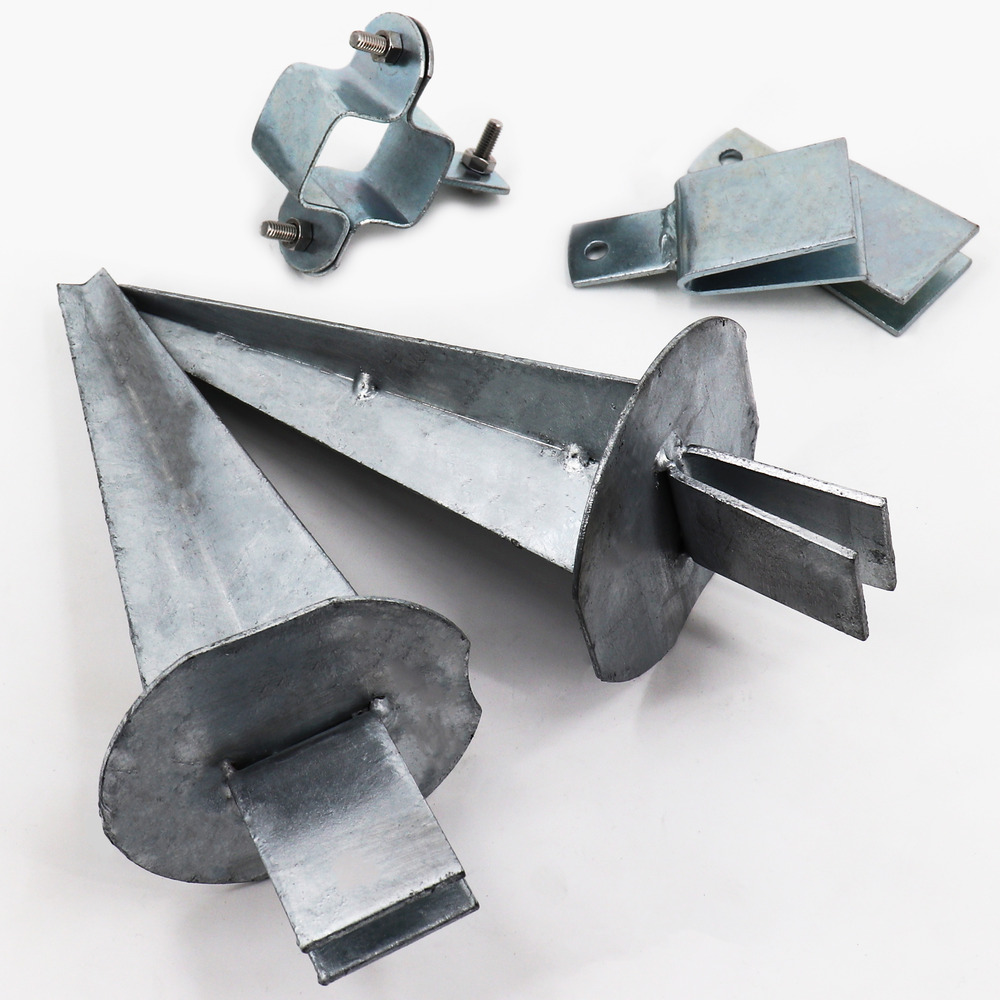 5 ensembles de barres de renfort d'angle pour poteaux de clôture à profil en z, clôture de protection , clôture forestière