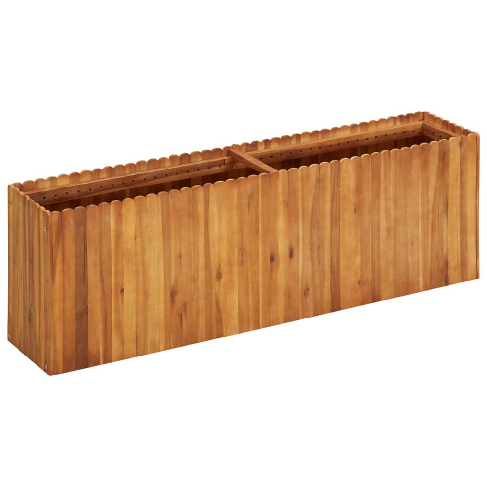 JARDINIERE 150X30X50 CM BOIS M-(862532)