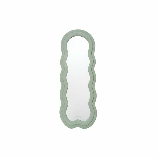 Miroir cadre en tissu charlotte