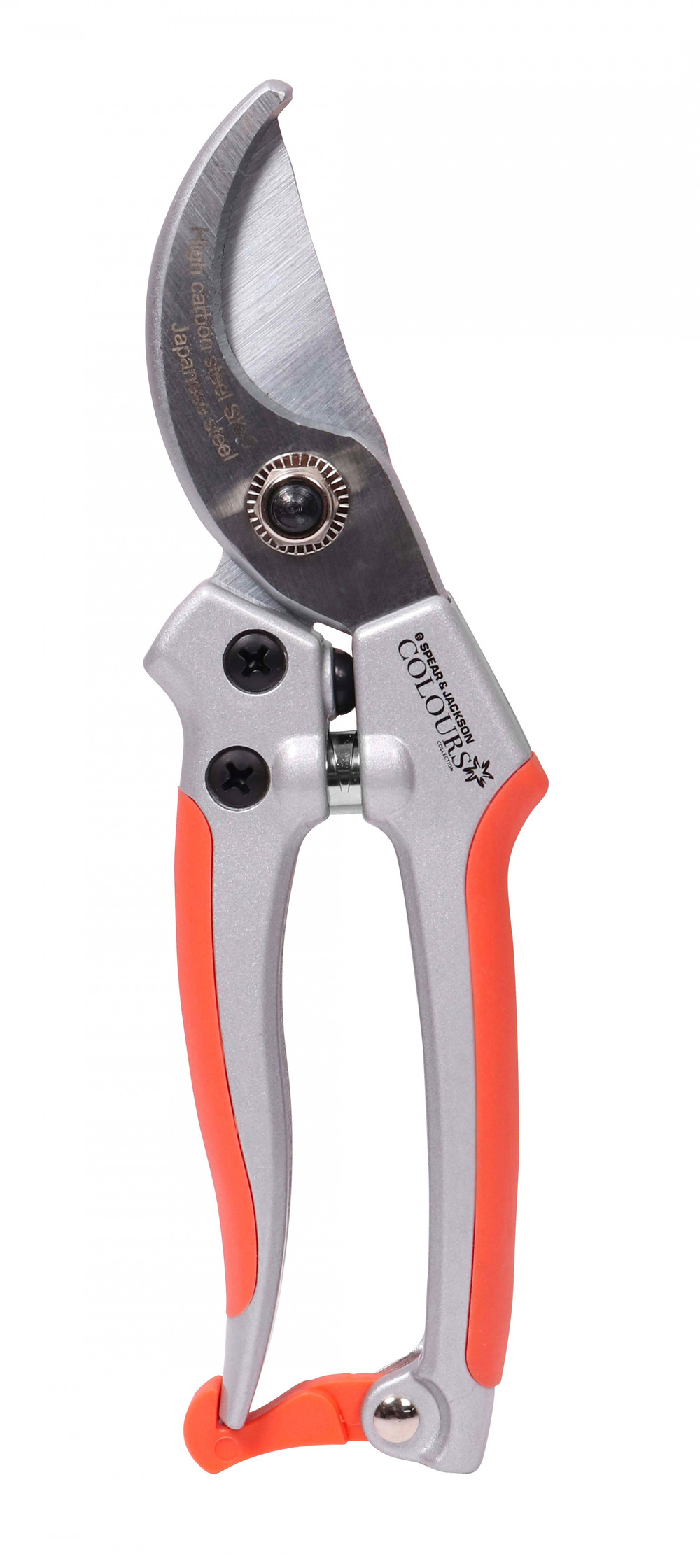 Sécateur bimatière de 18 cm colours orange