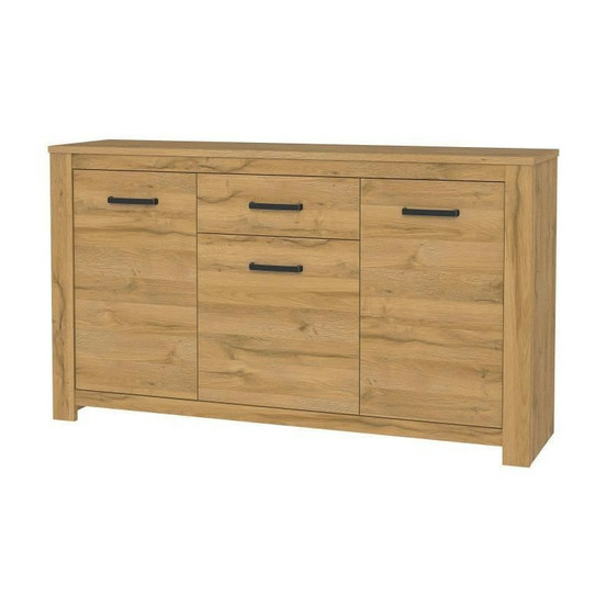 Havanna buffet bas classique decor chene vieilli - l 161 cm