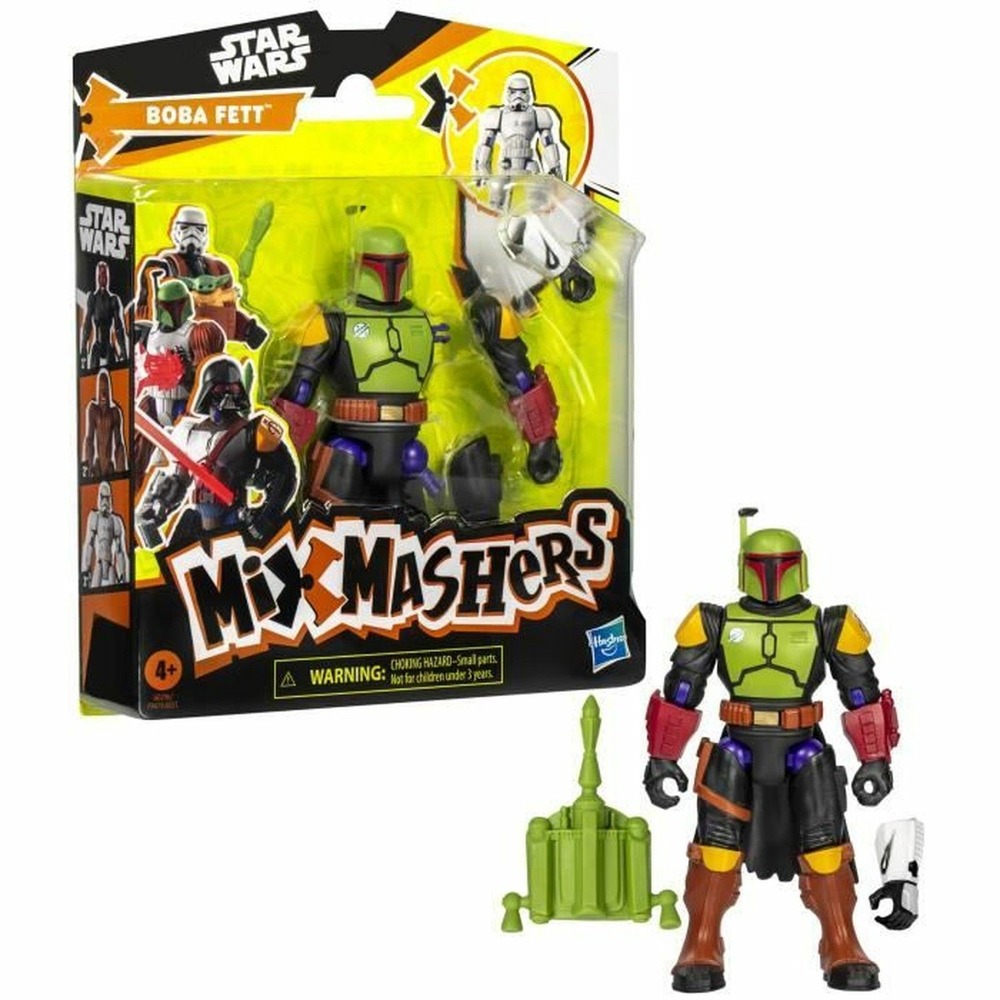 Figurine mixmashers boba fett 12 cm personnalisable à mélanger et combiner