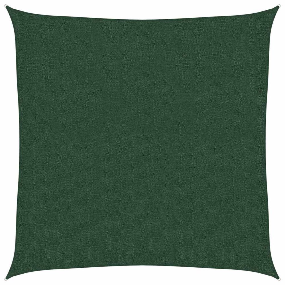Voile d'ombrage 160 g/m² vert foncé 2,5x2,5 m pehd