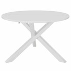 Table de design blanc MDF - 120cm