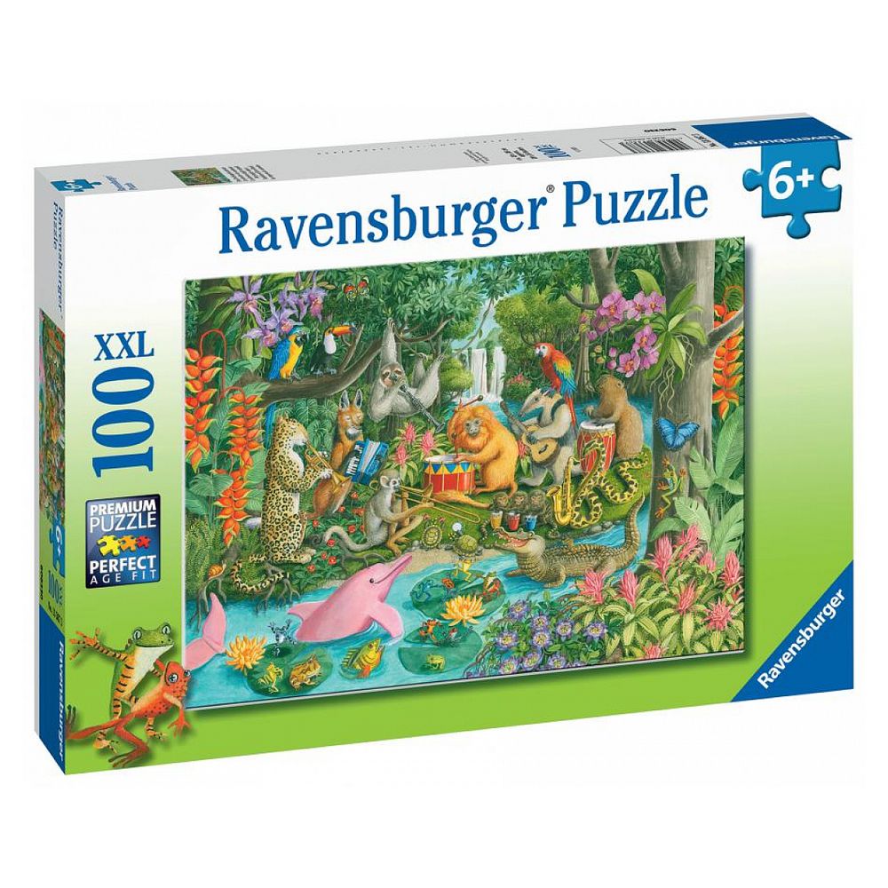 Puzzle 100 p xxl - l'orchestre des animaux