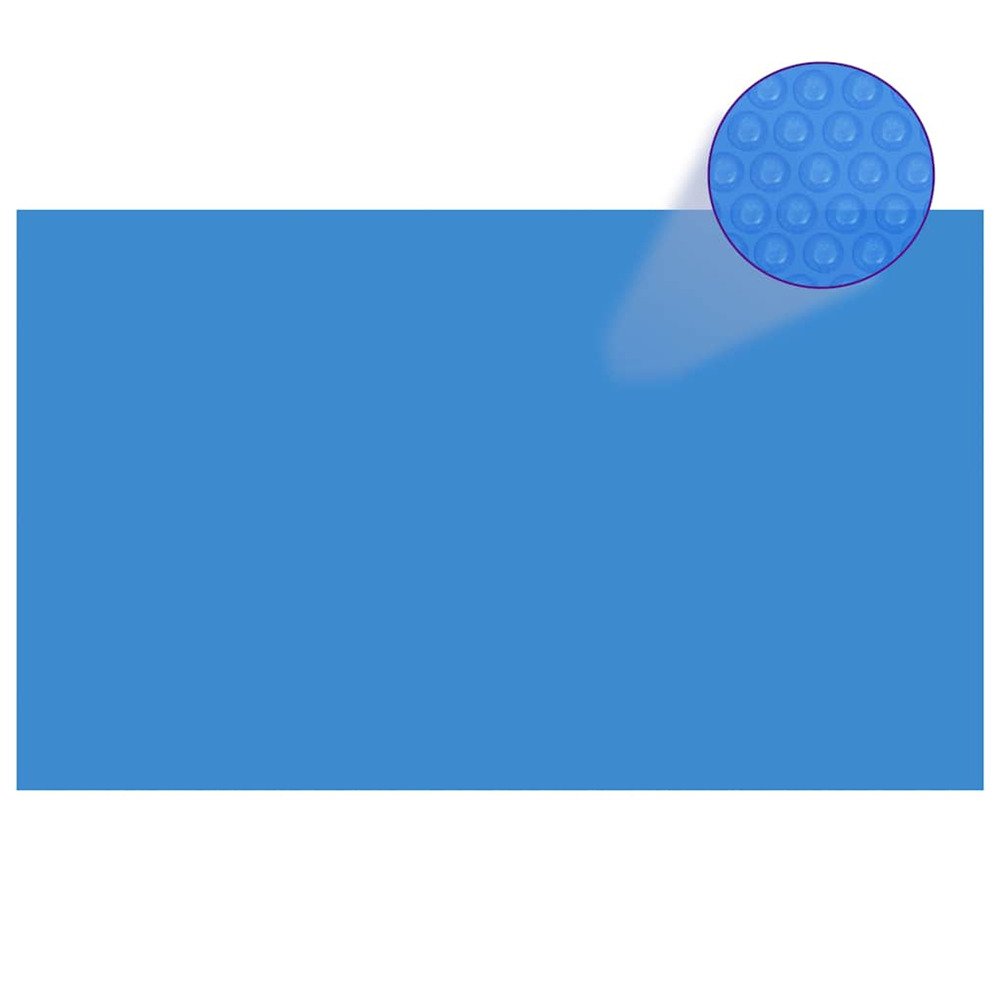 Couverture de piscine rectangulaire 500x300 cm pe bleu