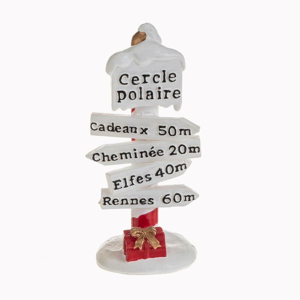 Accessoire village panneau boîte aux lettres assorti