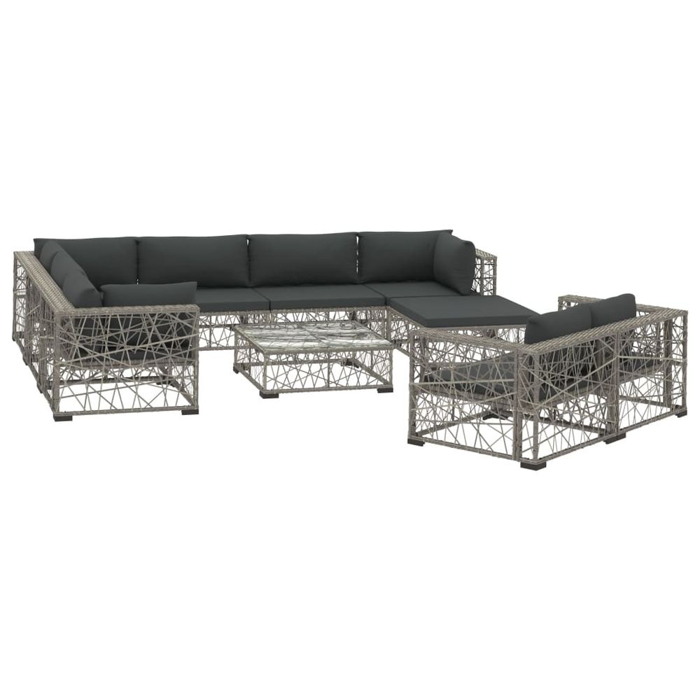VIDAXL SALON DE JARDIN 10 16-(917707)