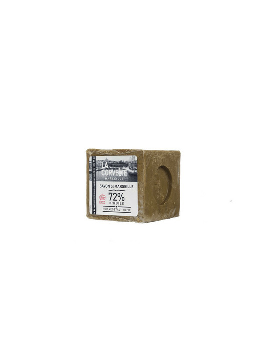 Savon marseille cube 200g olive - la corvette