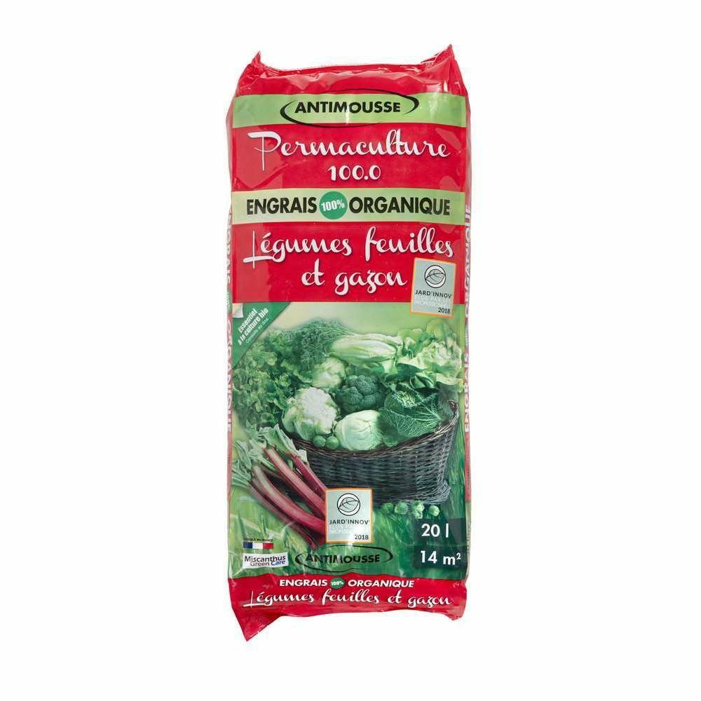 Engrais organique antimousse - 20L