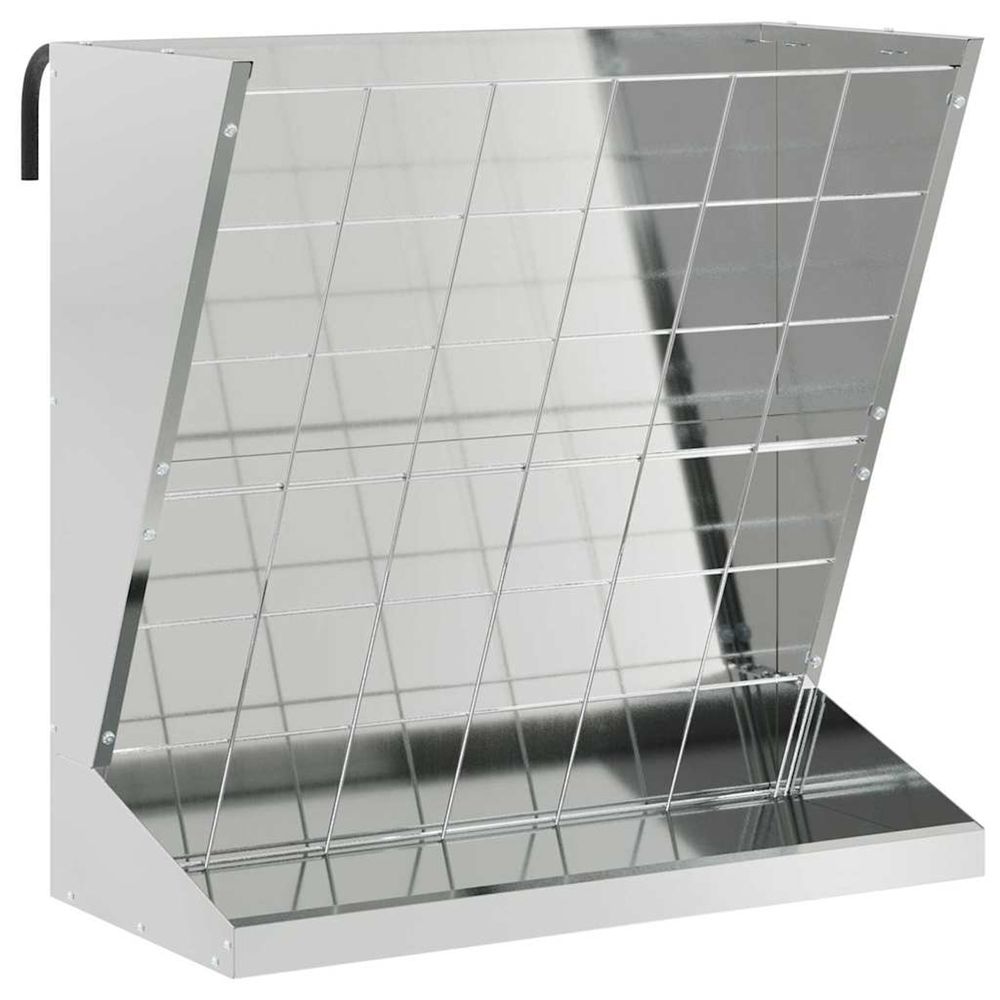 Distributeur de foin argenté 71 x 33 x 70 cm 5 kg