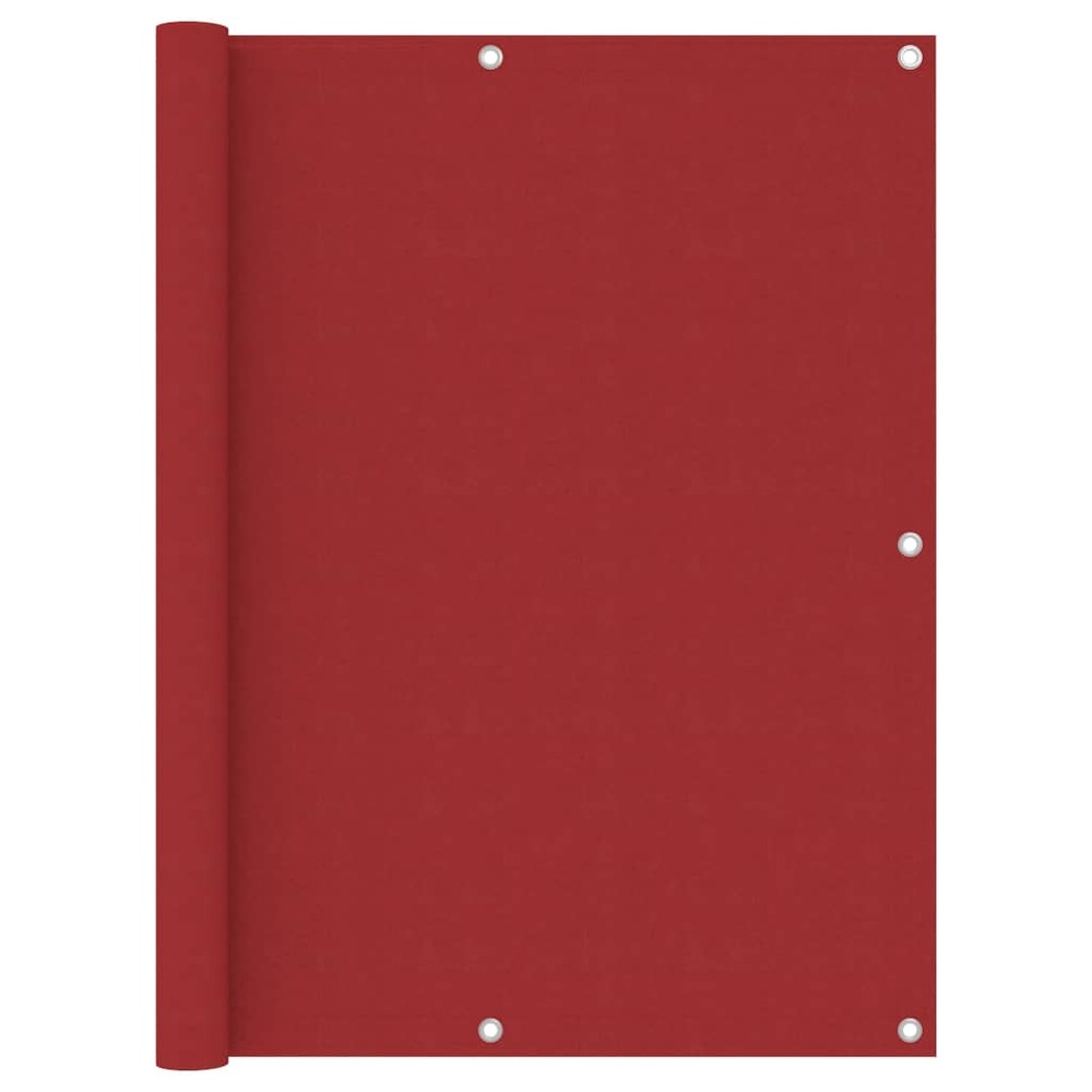 Écran de balcon brise pare vue protection confidentialité 120 x 300 cm tissu oxford rouge