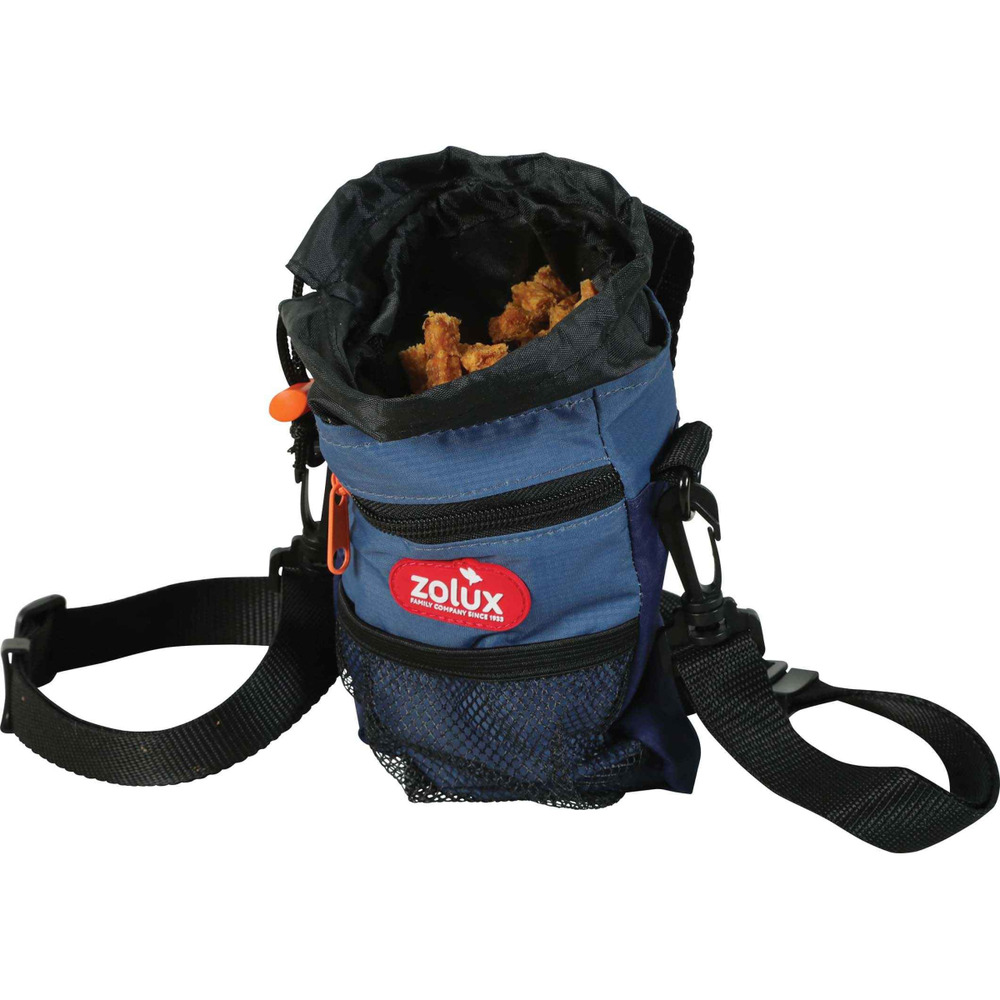 Sac à friandises en bandoulière bivouak bleu