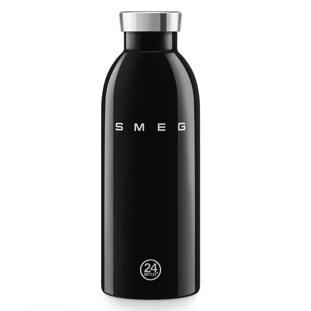 Gourde isotherme 0.5l en acier inoxydable noir - wbf01bl
