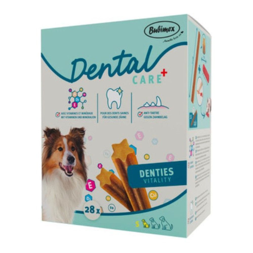 Bâtonnets à mâcher dentaires pour chien bubimex denties vitality s - 4x7, 2