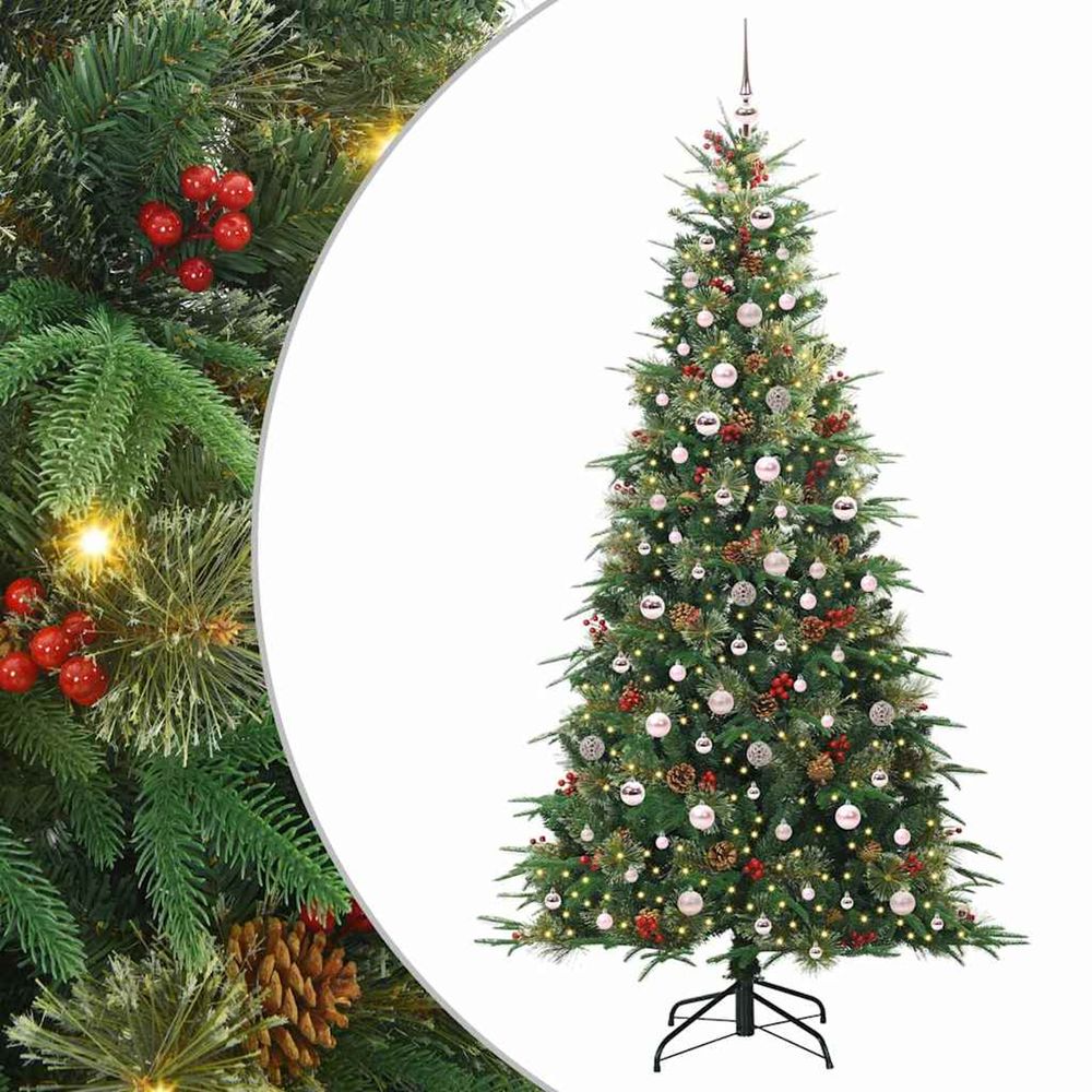 Sapin de noël artificiel à branches articulées vert 240 cm
