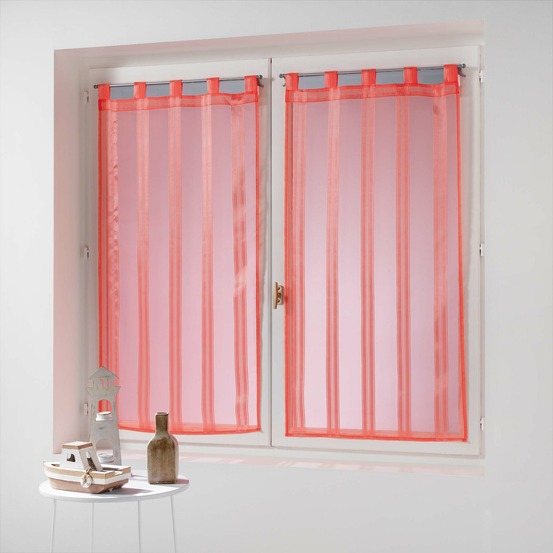 Paire de voile rayures collection bandas jacquard