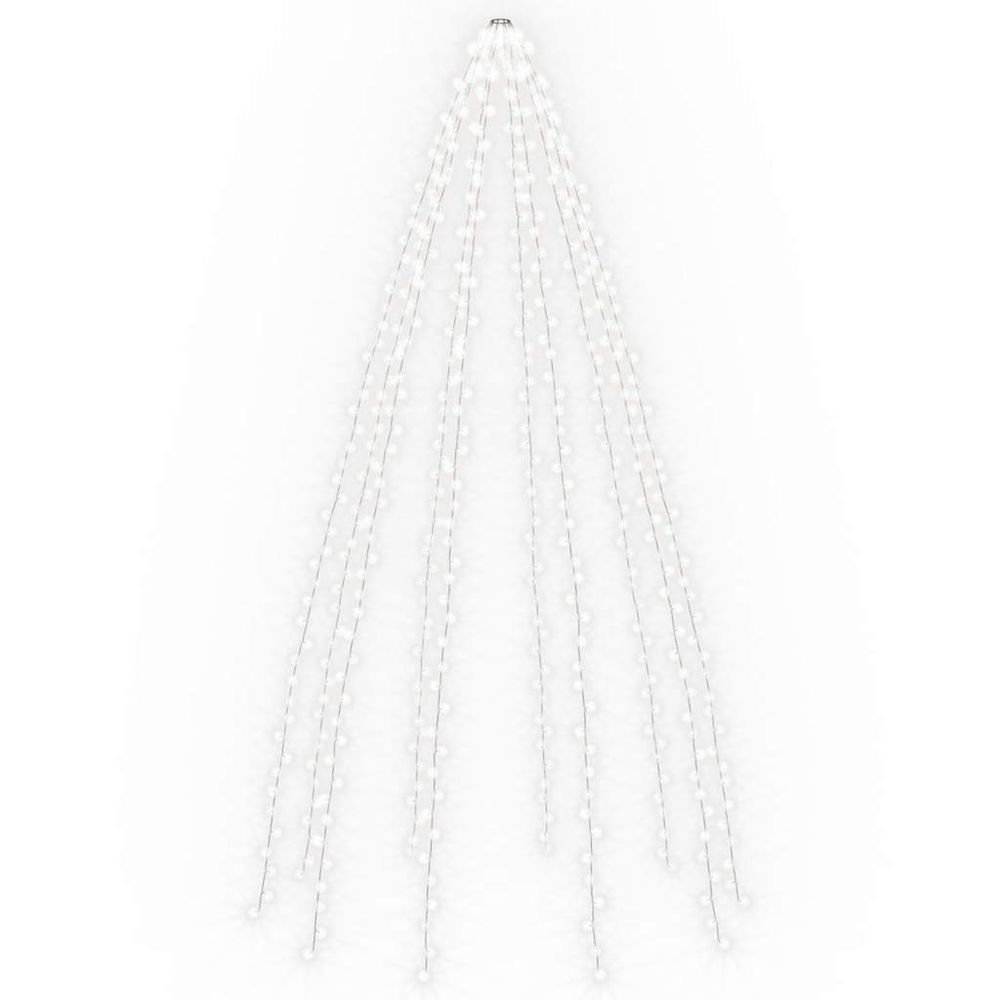 Guirlande lumineuse avec 500 led blanc froid 500 cm int/ext