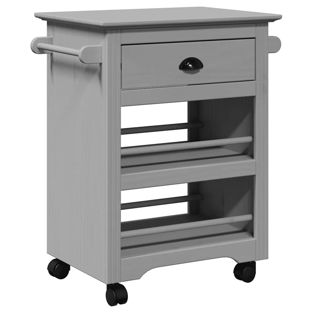Chariot de cuisine bodo gris 67,5x45x80 cm