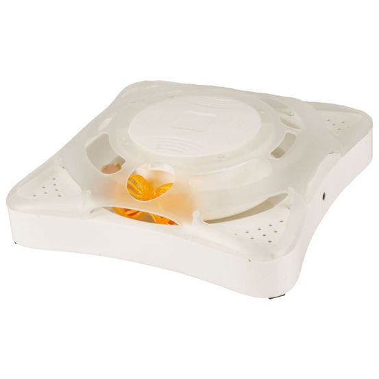 Jouet pour chats orbit 26x26x8 cm blanc