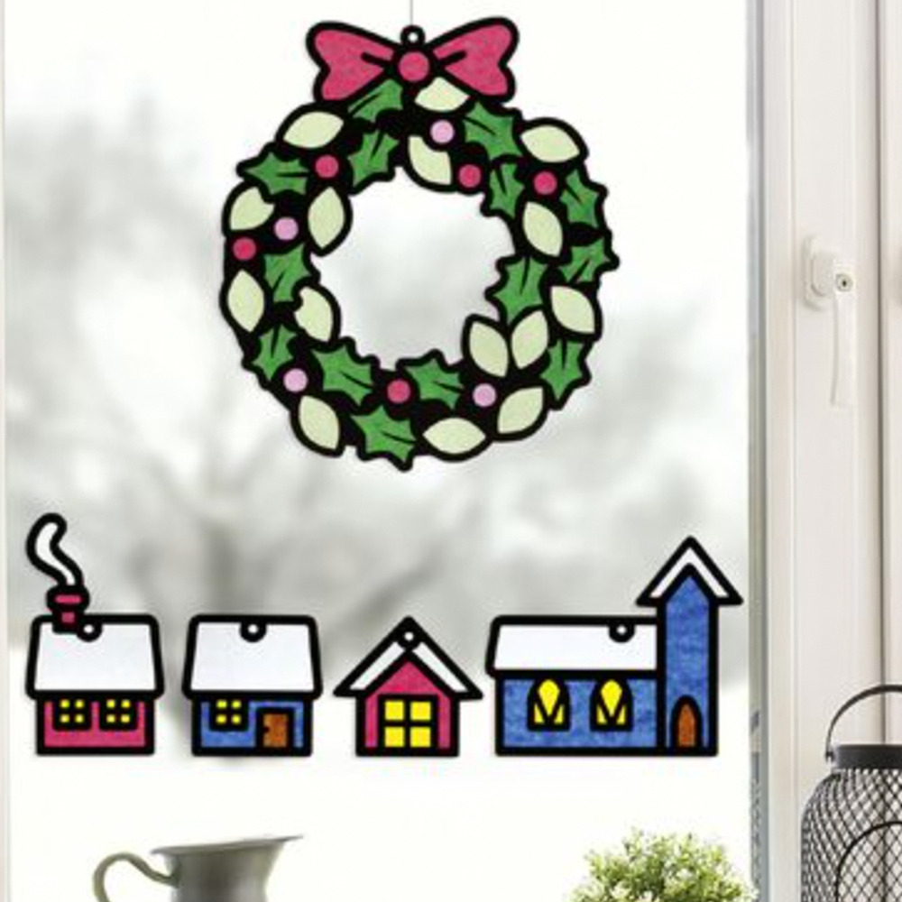 Kit de décoration pour fenêtre hiver