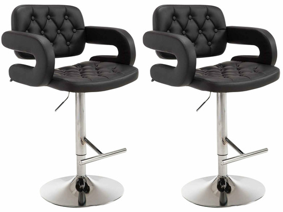 Lot de 2 tabourets de bar dublin c