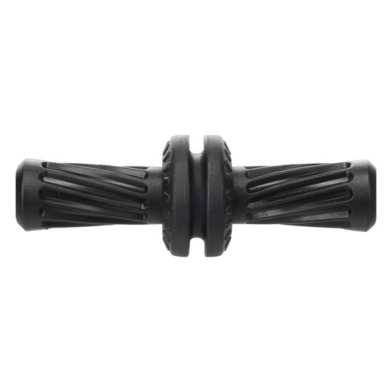 Jouet à mâcher gladiator rouleau pour chien, caoutchouc noir, 22 cm - flami