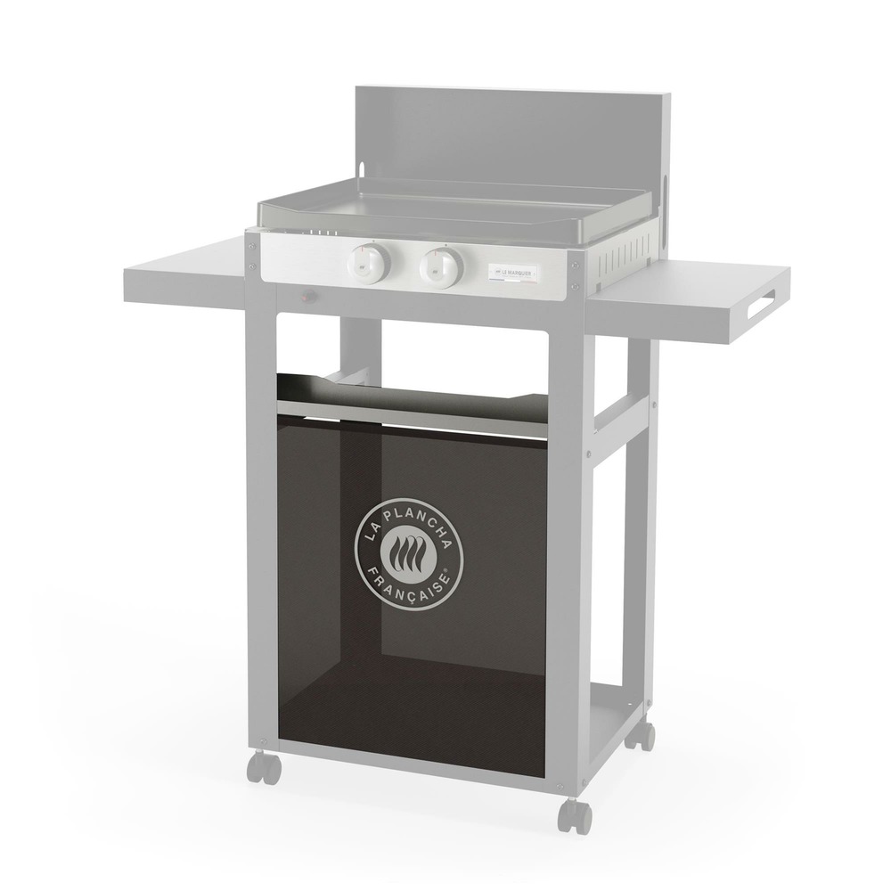 Porte-épices en inox et rideau la plancha francaise