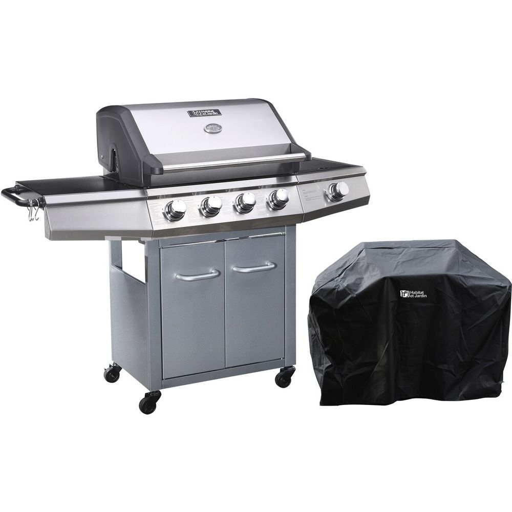 Barbecue gaz avec led 