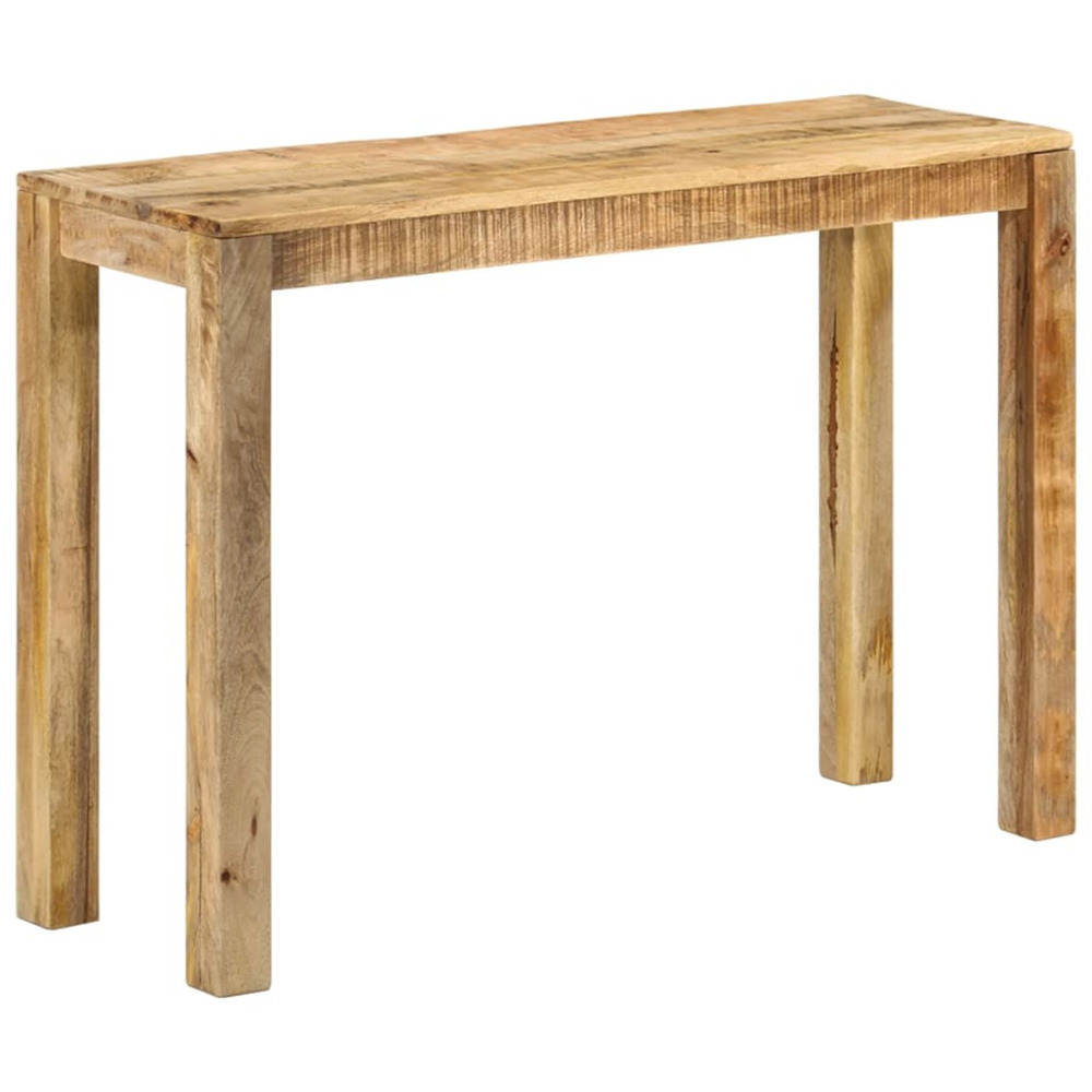Table console 110x35x76 cm bois de manguier brut