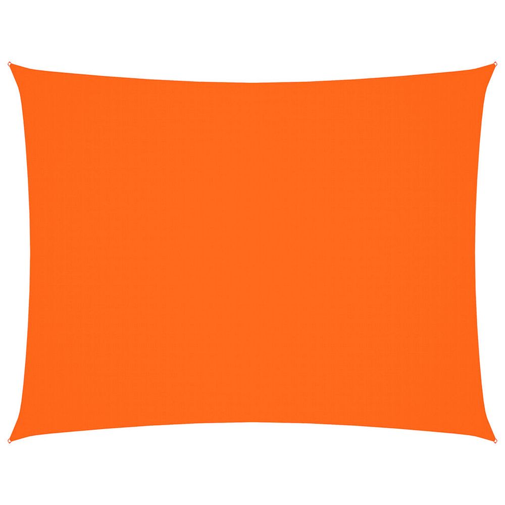 Voile de parasol tissu oxford rectangulaire 3,5x4,5 m orange