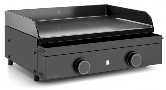 Plancha gaz 5.6kw plaque fonte émaillée 57.7x41cm - origing60a