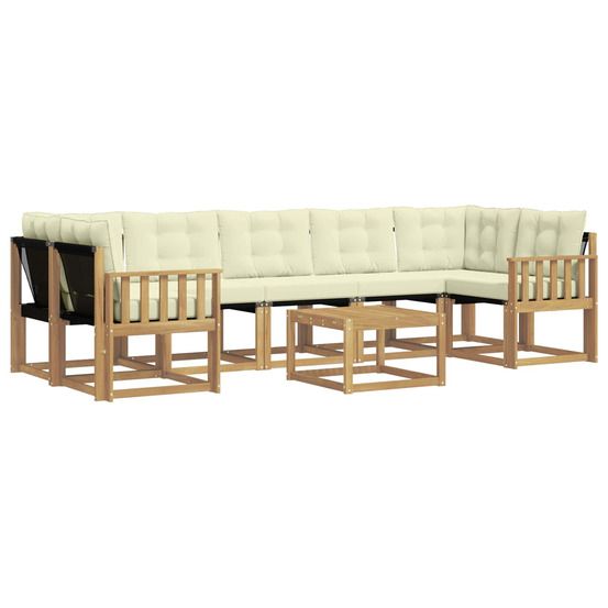 Ensemble de canapés d'extérieur 8 pc