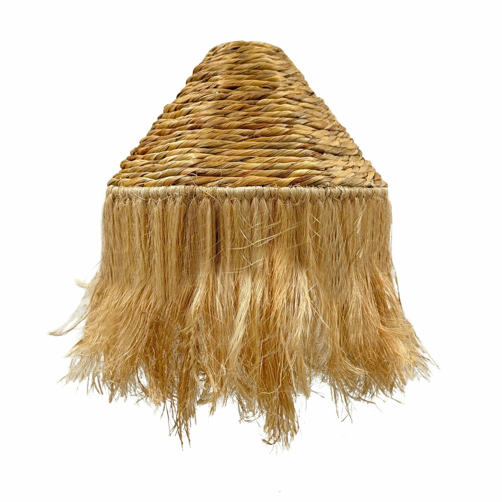 Abat-jour leonora beige fibre naturelle d44 cm