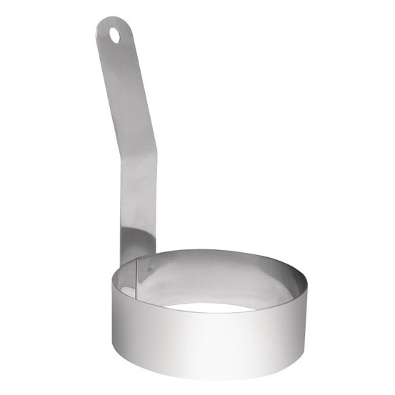 Cercle à œufs en inox long manche 10 cm - vogue