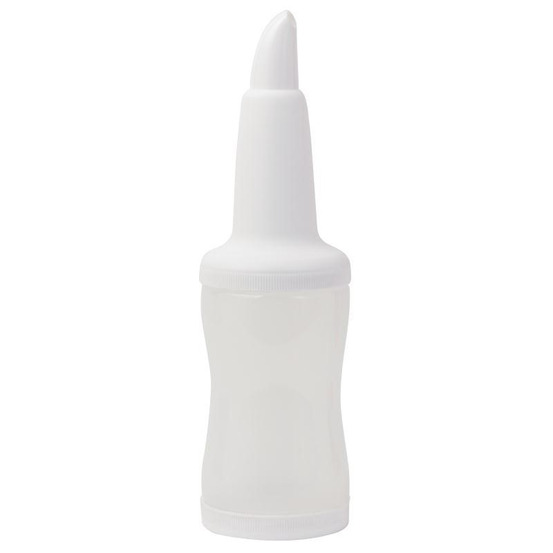 Bouteille verseuse de bar professionnelle 1,08 l - blanche
