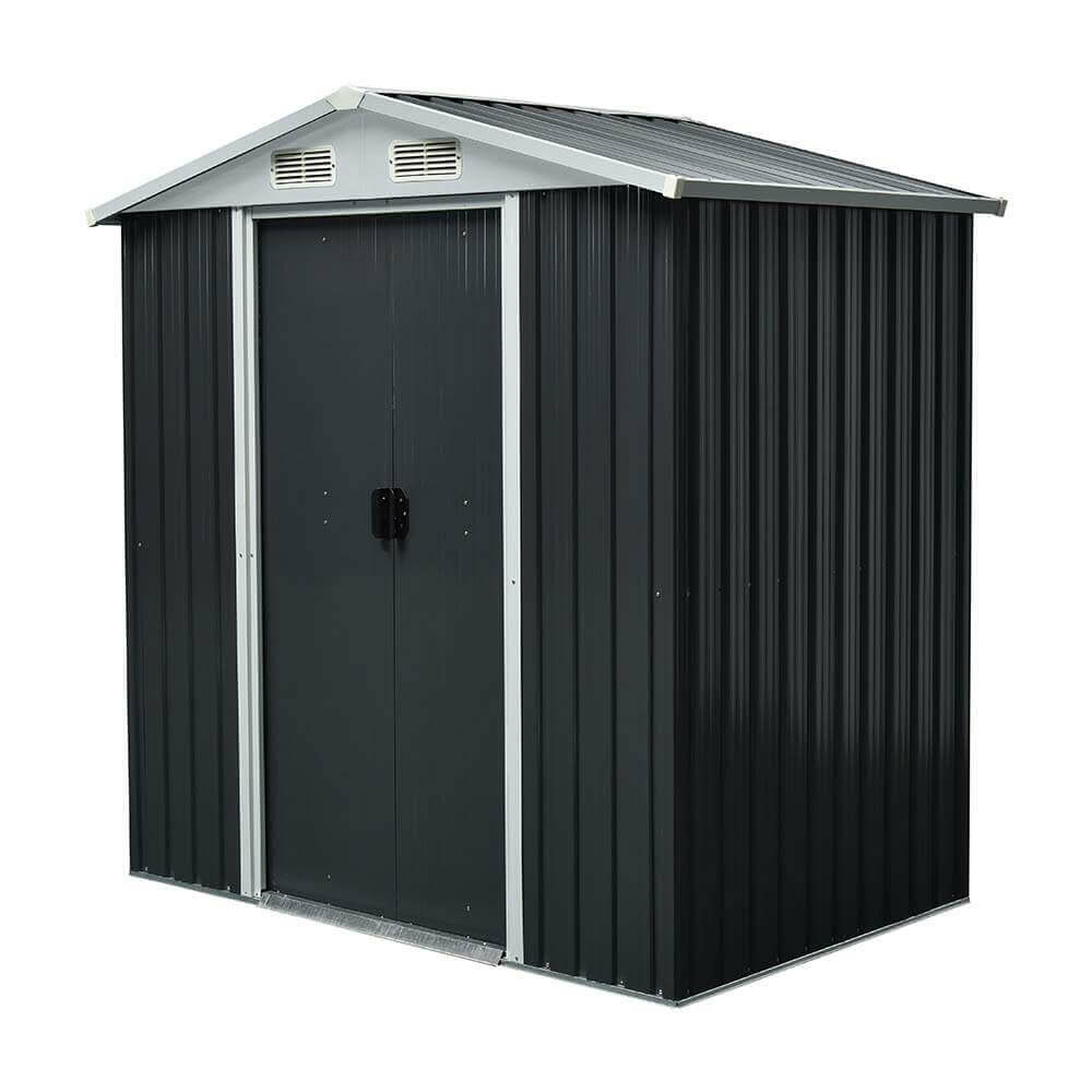 Home deluxe - abri de jardin bohio - taille : l - dimensions 204 x 131 x 190 cm , surface 2,5 m², fondations incluses i abri de