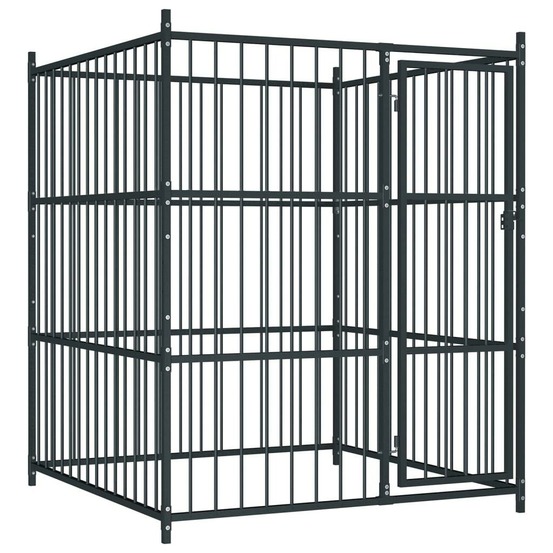 Chenil extérieur cage enclos parc animaux chien d'extérieur pour chiens 185 cm